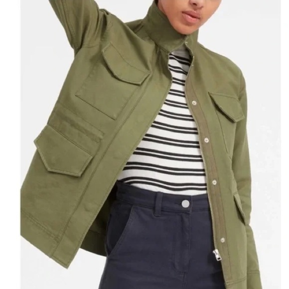 Everlane Olive Green Women's Utility Jacket Size XS - Picture 2 of 11
